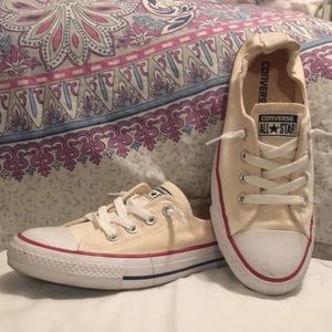 Converse Chuck Taylor Shoreline slip on low top sneakers size 8.5 white